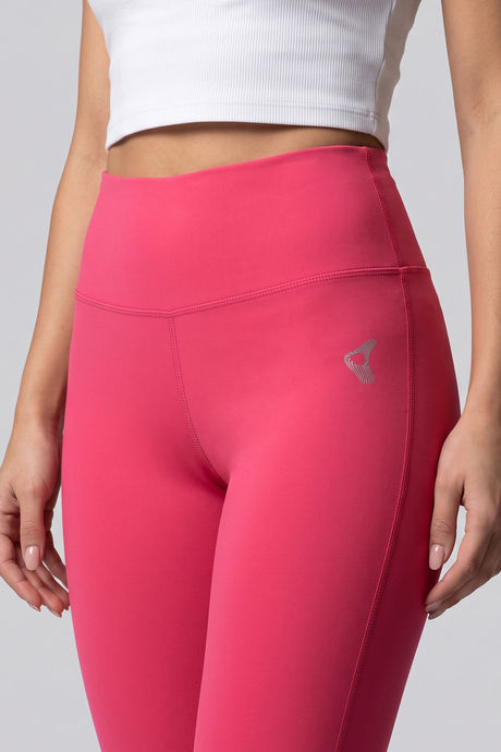 Zelocity Quick Dry Training 3/4th Leggings - Pink Yarrow — image 5